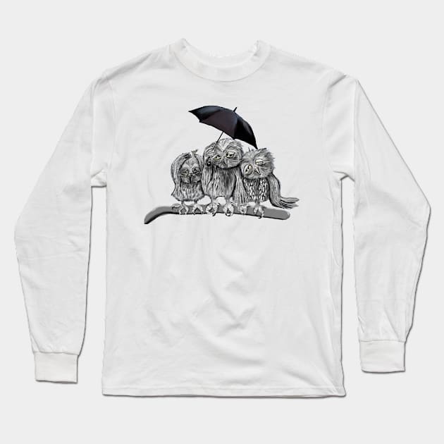 rain days Long Sleeve T-Shirt by msmart